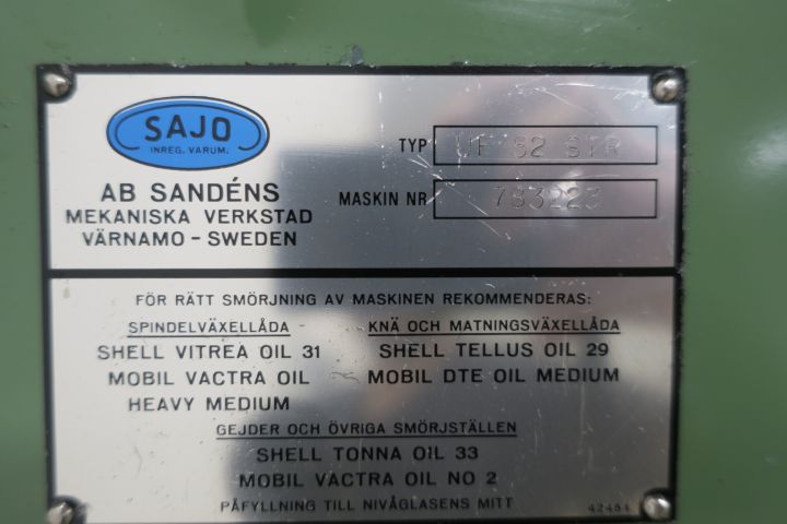596748-11 Milling machine Sajo UF 52 Duomill