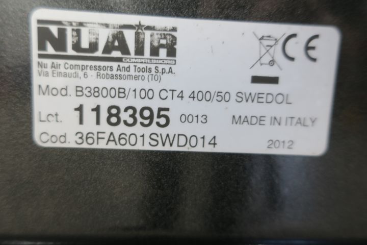 613098-3 Piston compressor Nuair Lt.100 (rope object)