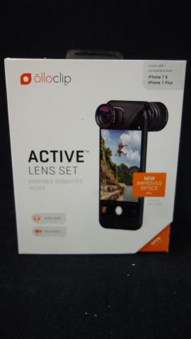 620807-1 Olloclip Active Lens for iPhone 7/7 Plus: Black / Black - Free Shipping