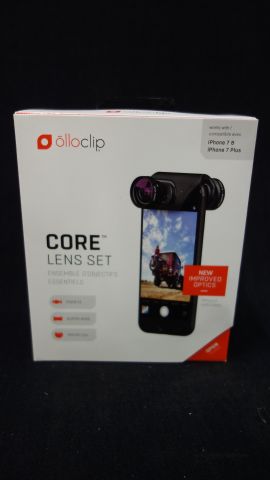 620848-1 Olloclip Core Lens for iPhone 7/7 Plus: Black Lens / Black Clip - Free Shipping