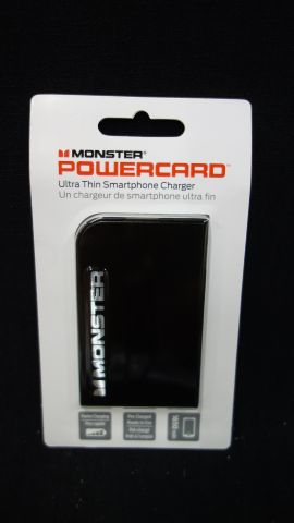 620897-1 16 pieces Monster Mobile PowerCard Portable Battery v2 - Black - Free shipping
