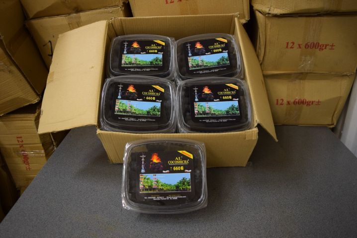 622326-3 Coal for hookahs 1200 pcs. x 660 g (792 kg)