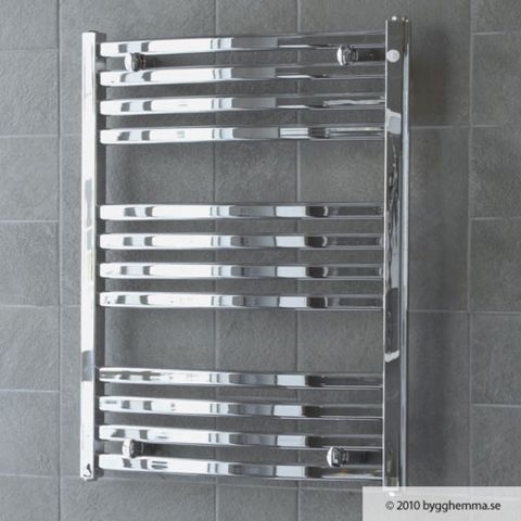 621546-1 Towel dryer Hafa Ellips Chrome with electric cartridge and valve