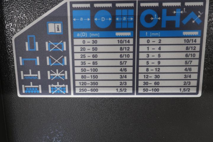 622221-5 Cold band saw Pilous ARG 250 Plus