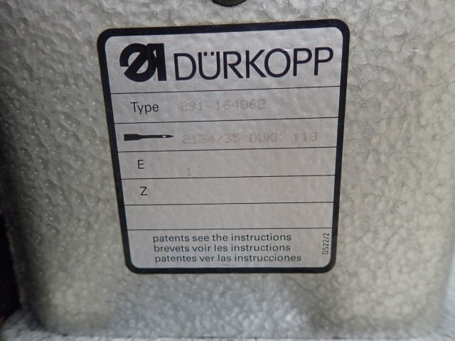 599171-11 Sewing machine DURKOPP