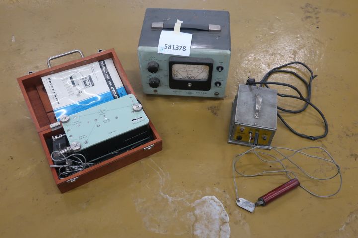 581378-1 Engraving pen, Vici and hardness meter Bruel & Kjaer