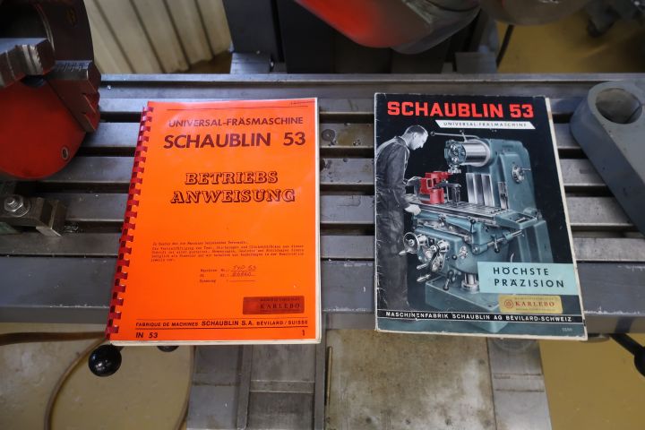 581392-2 Universal cutter, Schaublin mod 53, with round feeding table and tools