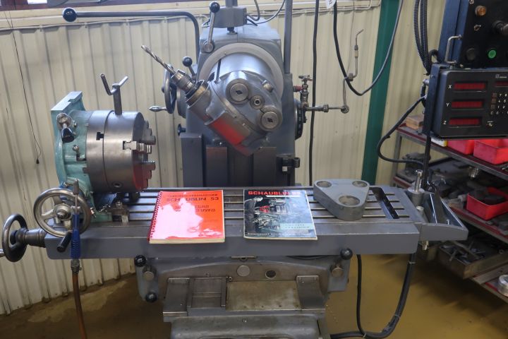 581392-13 Universal cutter, Schaublin mod 53, with round feeding table and tools