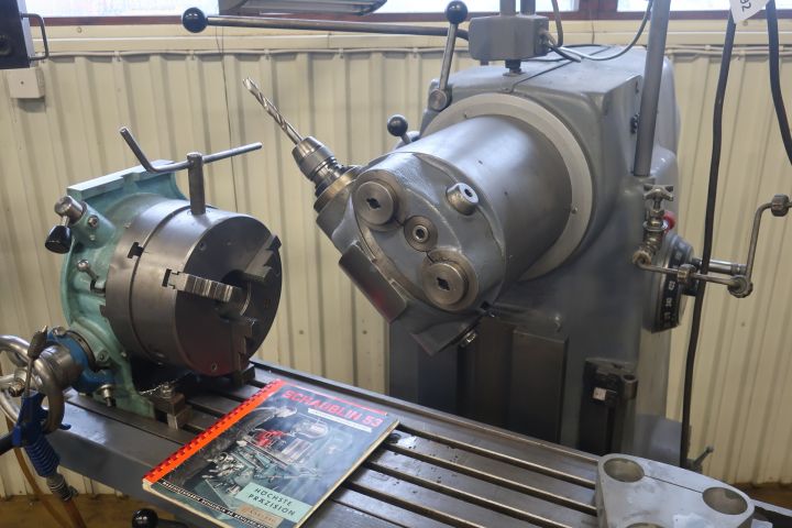 581392-25 Universal cutter, Schaublin mod 53, with round feeding table and tools