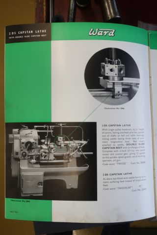 581395-21 Capstan lathe, WARD 2-DS