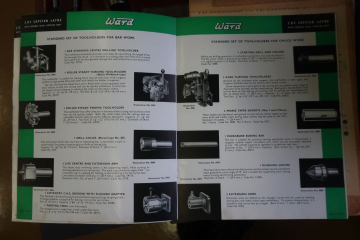 581395-26 Capstan lathe, WARD 2-DS