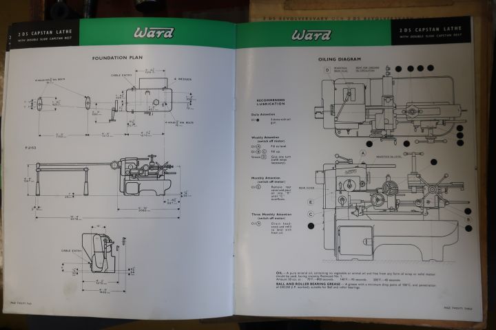 581395-28 Capstan lathe, WARD 2-DS