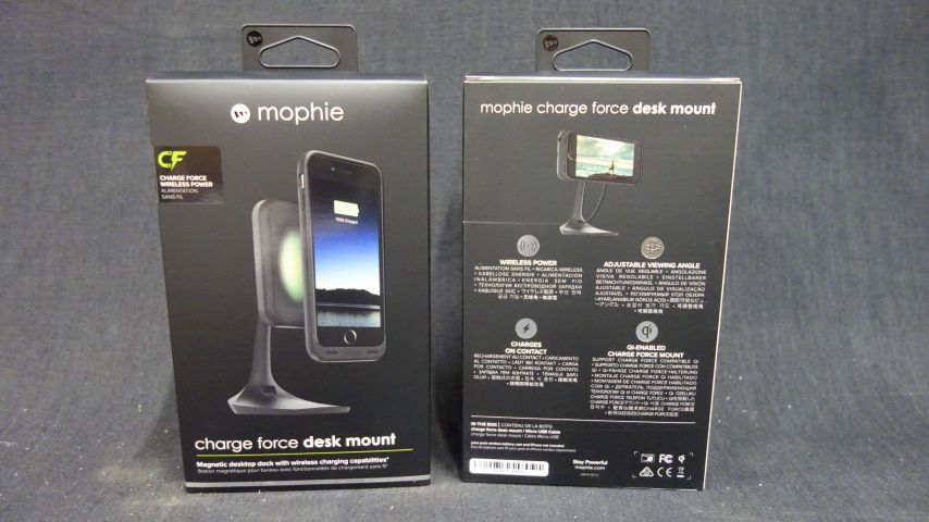 622425-2 2 pcs Mophie Charge force Desk Mount - Free shipping
