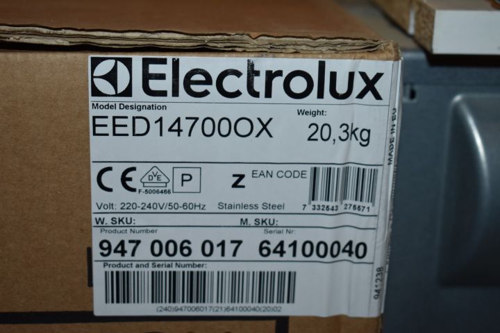 621754-3 Heating box for installation (14 cm) 60 cm Electroux EED14700OX - display case