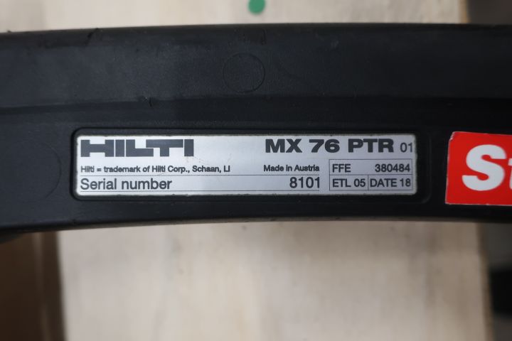 619489-6 Bolt gun HILTI MX 76 PTR