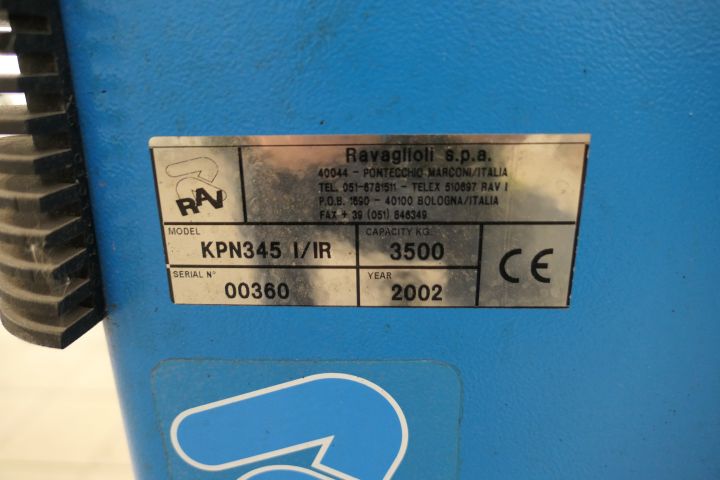 377713-5 2-pillar lift Ravaglioli 3500kg