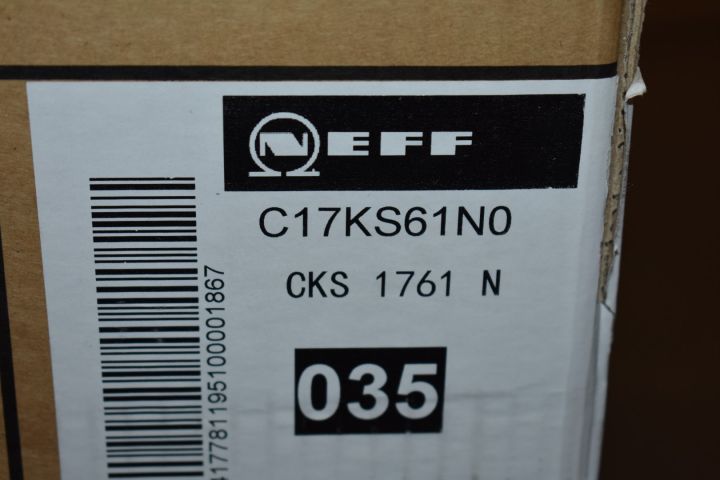 621771-8 Fully automatic espresso machine 60 cm Neff C17KS61N0 - display case