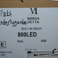 621786-5 Integrated carbon filter fan 49 cm Røros Hetta 800 LED - new in carton