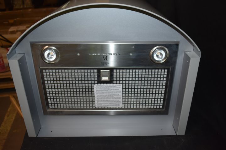 621799-6 Wall mounted kitchen fan 60 cm (NCS S3502-Y) Røros Hetta Orion RV 60 / 70.4 - display examples