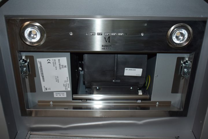 621799-7 Wall mounted kitchen fan 60 cm (NCS S3502-Y) Røros Hetta Orion RV 60 / 70.4 - display examples