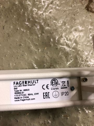 625850-2 Fagerhult Led lighting 900 mm