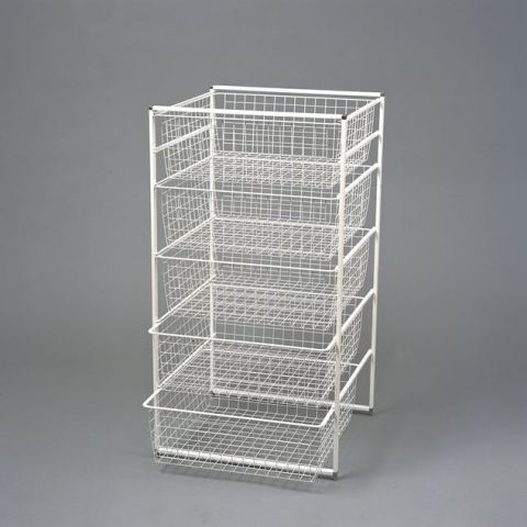 622884-1 2 pc back stand Elfa 104/55 Vit