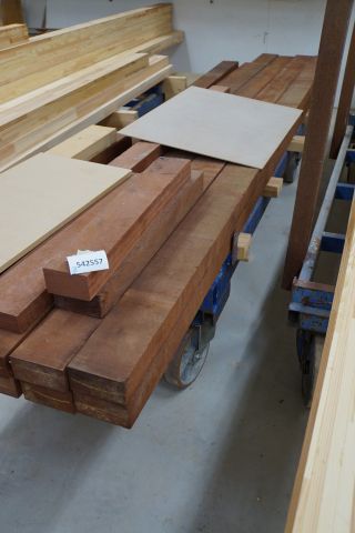 542557-3 Trolley with wood "Eroco"