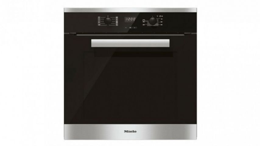 621833-1 Built-in oven with pyrolysis Miele H2661-1BP - broken front glass