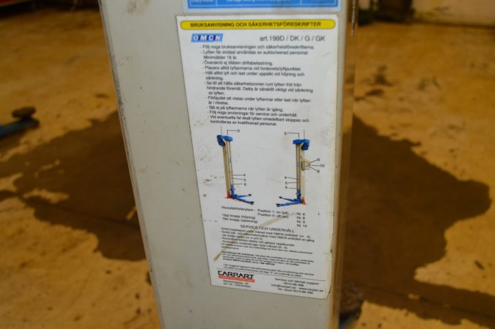 593856-4 2-pillar lift 2.8 tonnes OMCN 199D