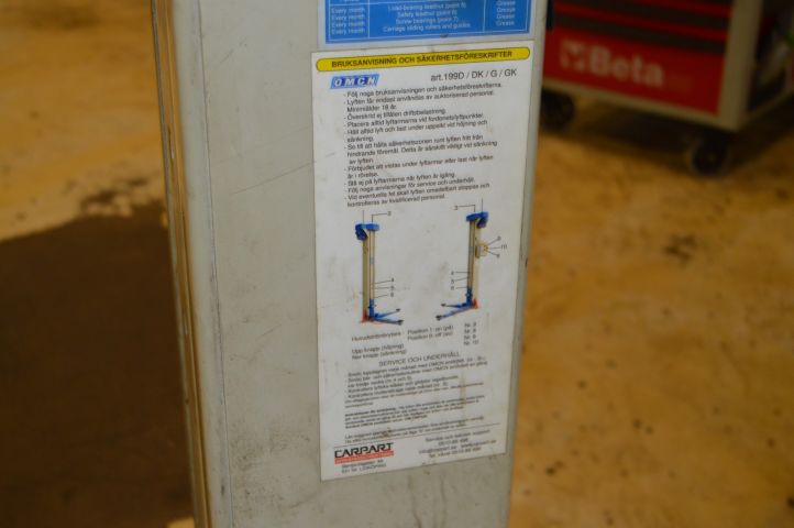 593861-4 2-pelarlyft 2,8 ton OMCN 199D