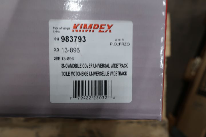 626308-2 Snowmobile cover Kimpex snowmobile cover universal widetrack