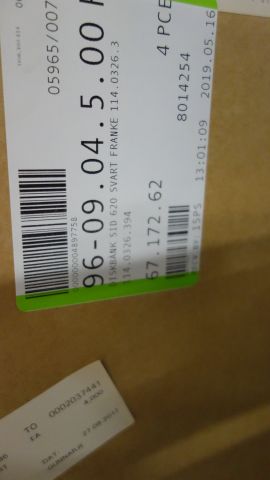 629000-2 Sink Franke Sirius SID 620 Tectonite Carbon Black