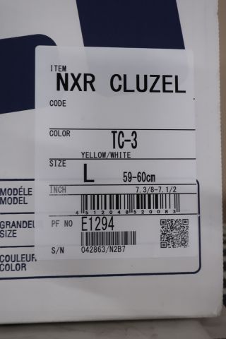 627908-2 MC helmet Shoei NXR Cluzel TC-3 yellow / white size: L