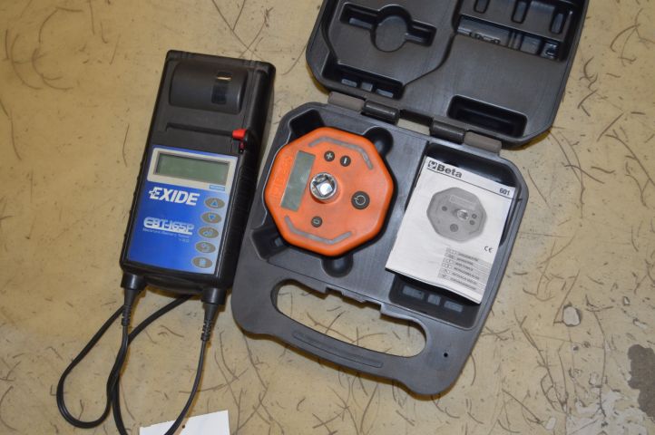 593938-3 Battery tester Tudor Exide + Digital Degree Disc