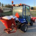 630553-6 Iseki TXG 23 with folding plow and salt / sand spreader