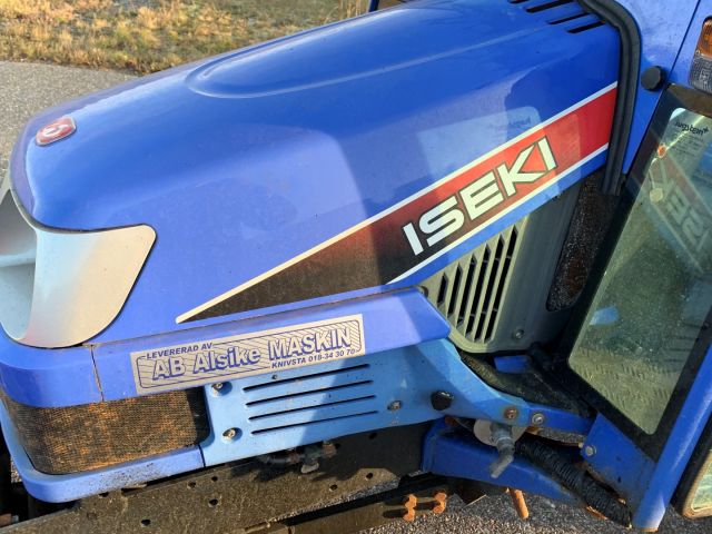 630553-10 Iseki TXG 23 with folding plow and salt / sand spreader