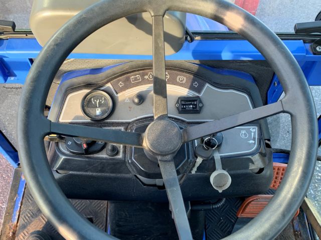 630553-13 Iseki TXG 23 with folding plow and salt / sand spreader