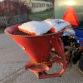 630553-19 Iseki TXG 23 with folding plow and salt / sand spreader