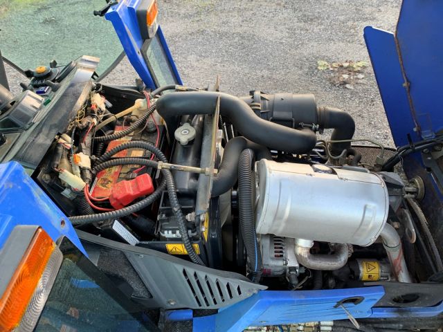 630553-27 Iseki TXG 23 with folding plow and salt / sand spreader