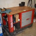 593739-2 Workbench USAG 514 with tools etc.