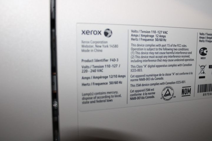 368827-8 Office Printer with Finisher, Xerox WorkCentre 7545
