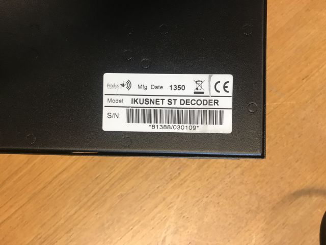631348-13 Prodys iKusnet Portable Encoder and Decoder