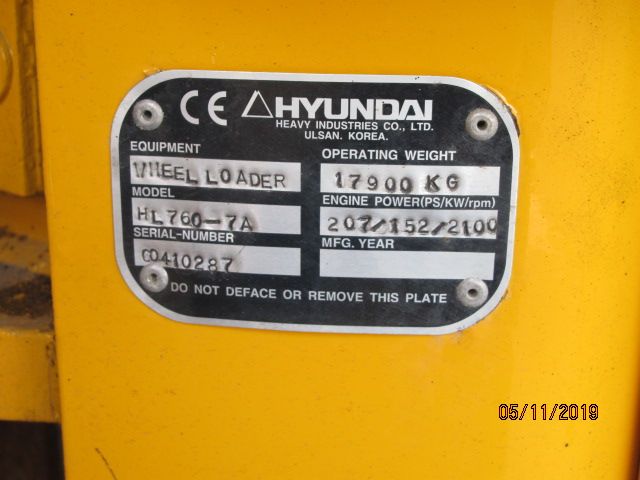502003-6 Hjullastare Hyundai HL 760-7A -10