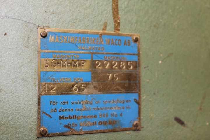 612675-5 Sinkmaskin Waco SGMMP -1965
