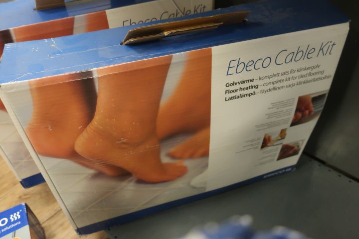 581454-11 Underfloor heating kits, Ebeco / Devimat