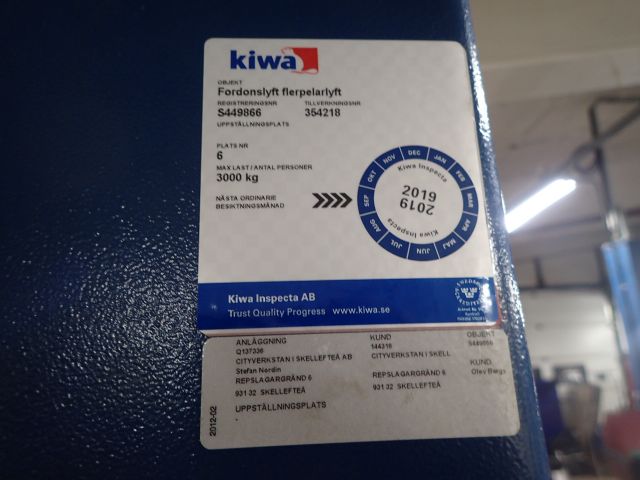 618096-9 Double column lift 3000 kg