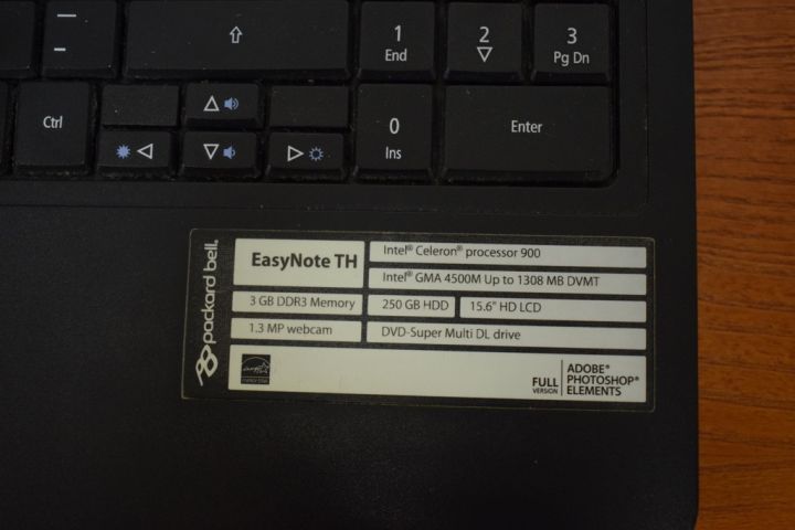 633619-3 Packard Bell EasyNote TH Pawf7, NR9