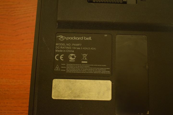 633619-7 Packard Bell EasyNote TH Pawf7, NR9