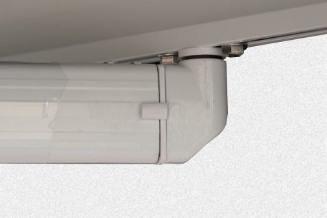 633992-5 Nordline Terrassmarkis 4500 x 3500 mm - grå (ny)