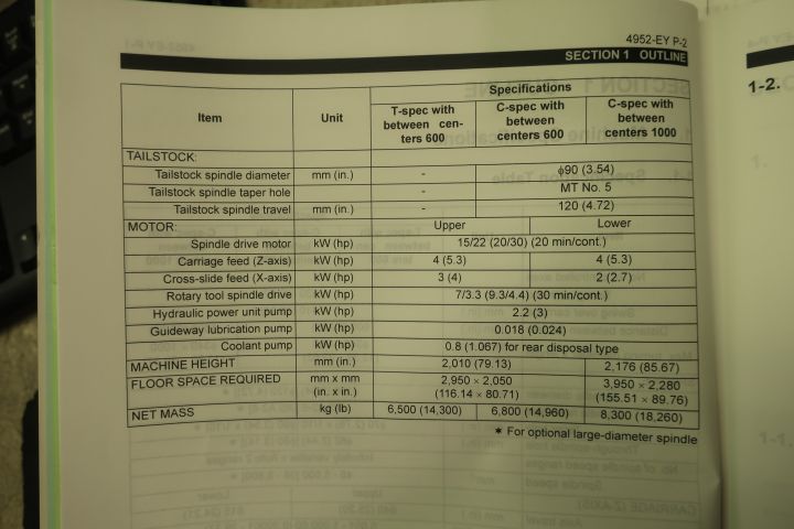 627987-67 CNC Lathe, Okuma Space Turn LB300-MY -2004